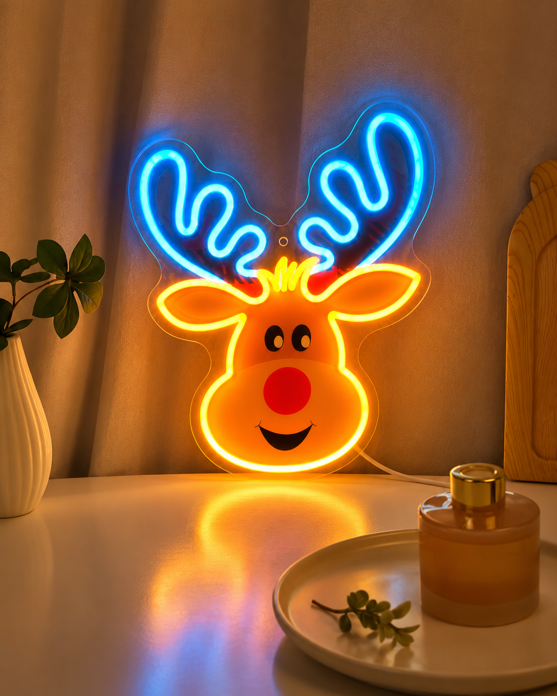 LED Neon Reindeer Sign – Brighten Up Your Christmas Business Neons