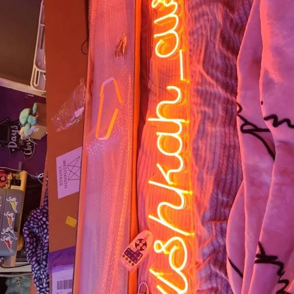 Custom Sign For Luke Hayes Business Neons