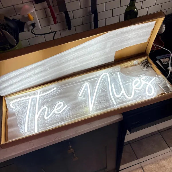 Custom Sign for Emma Johnson Business Neons