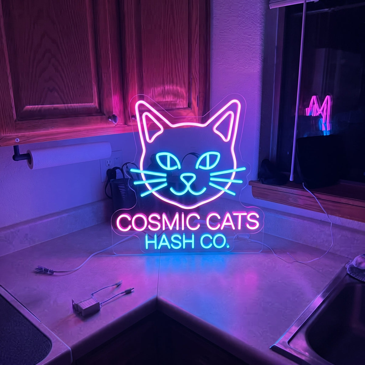 custom sign for Freya Jackson Business Neons
