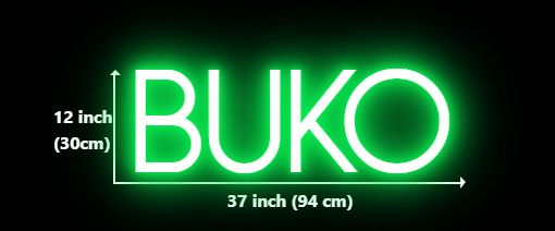 Custom Neon for Buko VB Business Neons