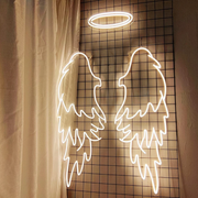 Angel Wings Neon Sign | Illuminate Your Space with Heavenly Elegance Business Neons