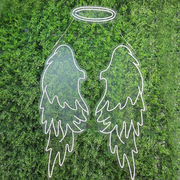 Angel Wings Neon Sign | Illuminate Your Space with Heavenly Elegance Business Neons