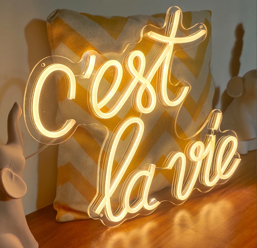 "C'est La Vie" Neon Sign Business Neons