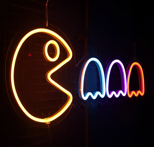 "Pac Man Game" Neon Sign Business Neons