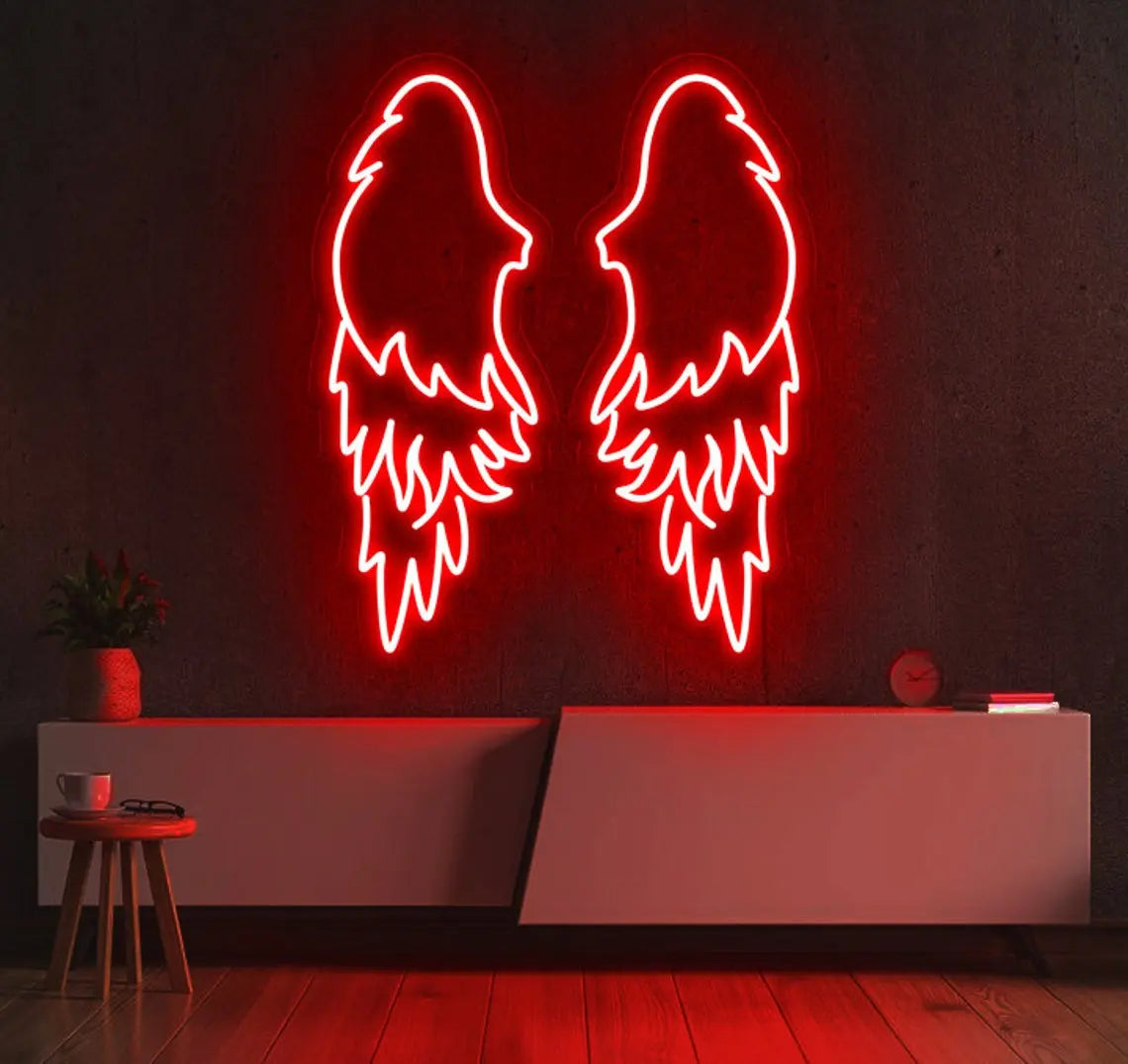 Angel Wings Neon Sign Business Neons